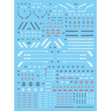 G-Rework CD-H253 Premium Decal for HG Seed Lighting Buster Gundam